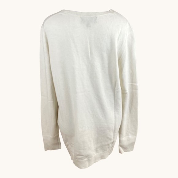 Men’s Banana Republic Sweater Merino Wool Cashmere Ivory (XL) - Picture 2 of 6